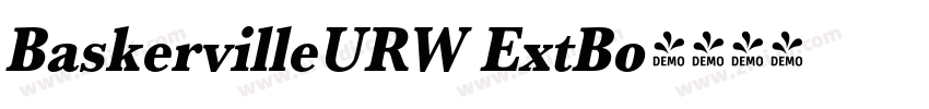 BaskervilleURW ExtBo字体转换